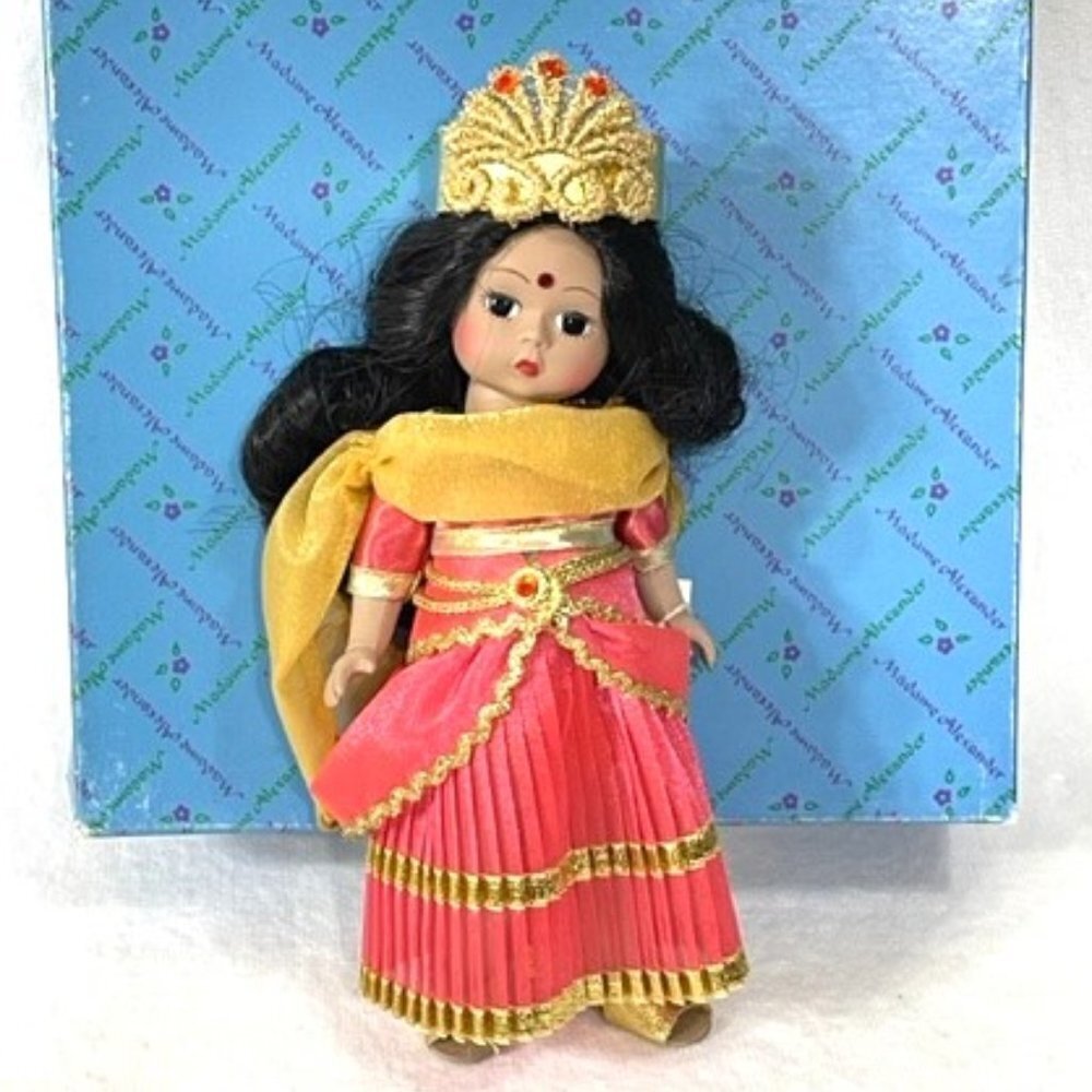 Rare Madame Alexander restrung 8" India doll.